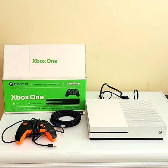Microsoft Video Games & Consoles Used Xbox One S In Box W Wired
